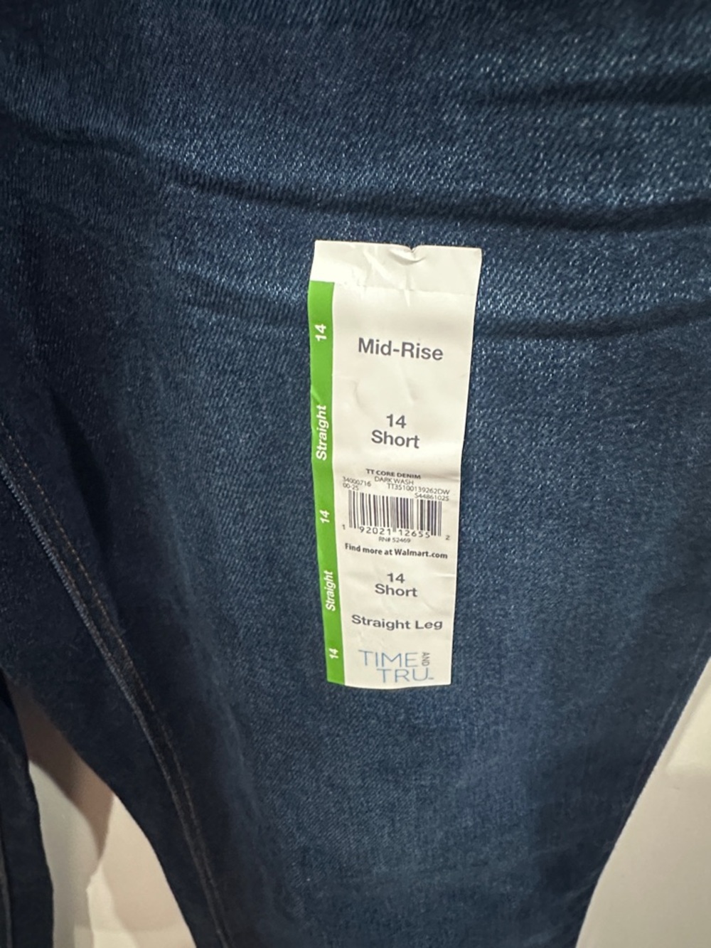Women’s Mid Rise Straight Leg Jeans Size 14 - Picture 9 of 11